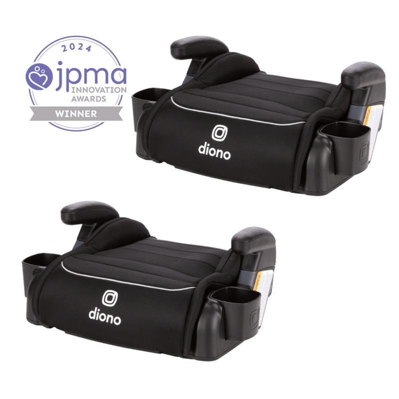 Diono Connect3 R Backless Booster (No Latch), Pack of 2