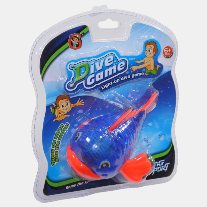 Fish Dive Game Beach Toy  Blue