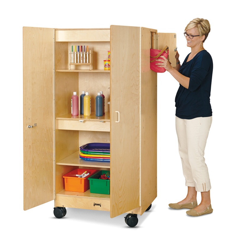Jonti-Craft Hideaway Storage Cabinet  Mobile