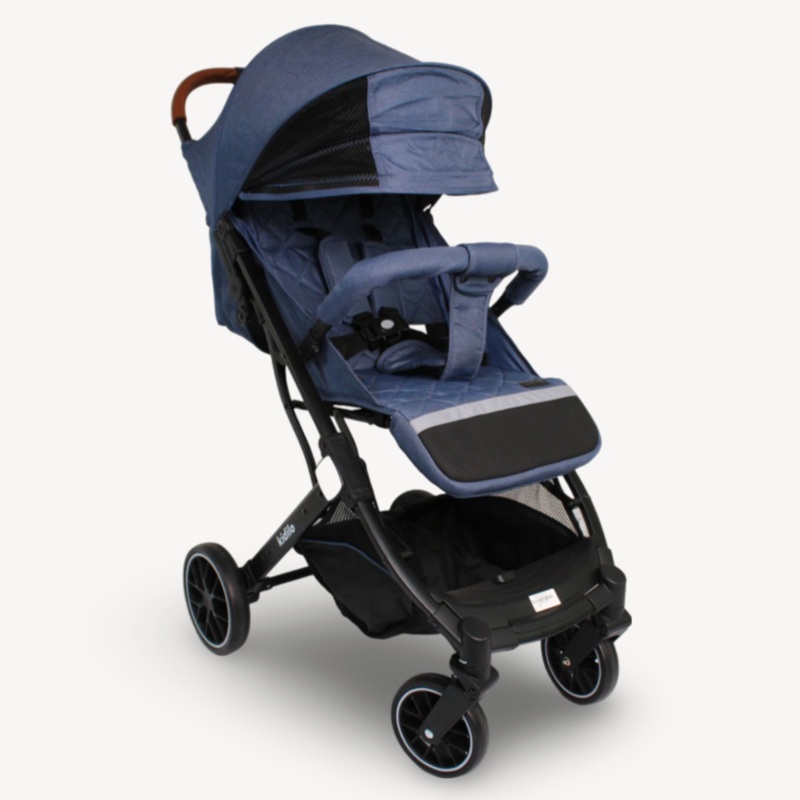 Kidilo K9G Baby Stroller  Convertible, One-Hand Fold, Blue