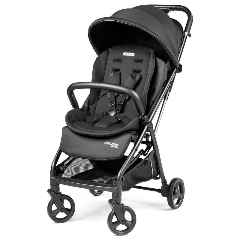 Peg Perego Selfie Plus Compact Stroller – True Black