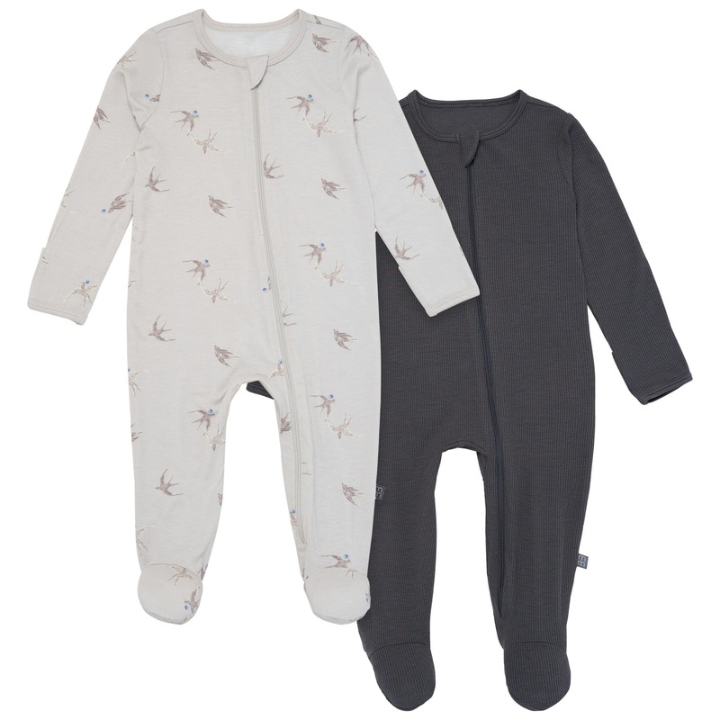2-Pack Baby Neutral Sparrows Sleep ‘N Plays With Mitten Cuffs