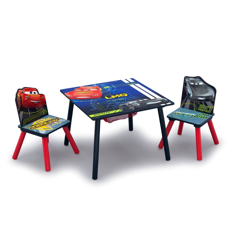 Cars Table & Chair Set with Storage