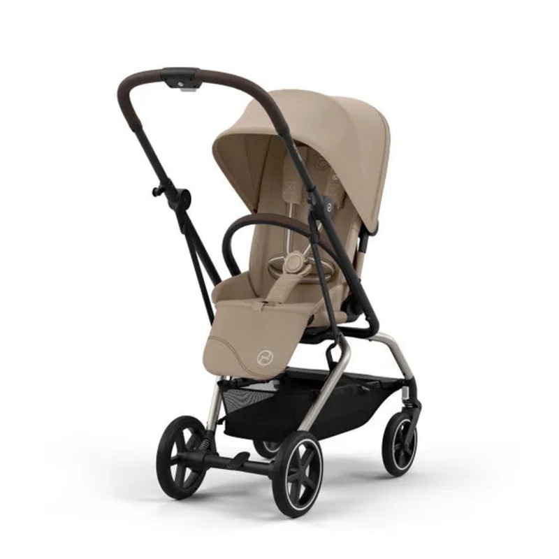 Eezy S Twist+2 V2 Stroller – Taupe Frame with Almond Beige Seat