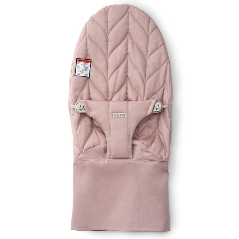 Extra Fabric Seat for Bouncer Bliss – Dusty Pink / Cotton, Petal Quilt (See Description)