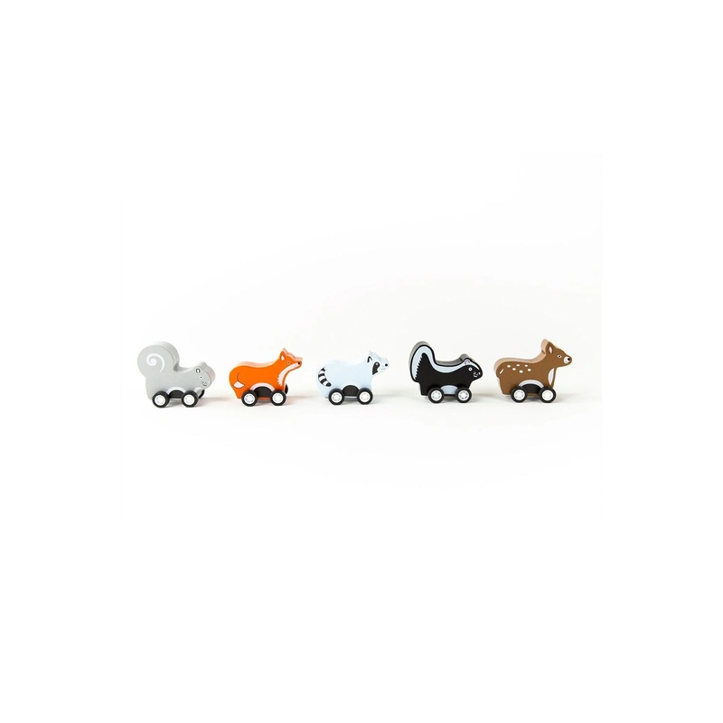 Jack Rabbit Creations Woodland Pullback Racers
