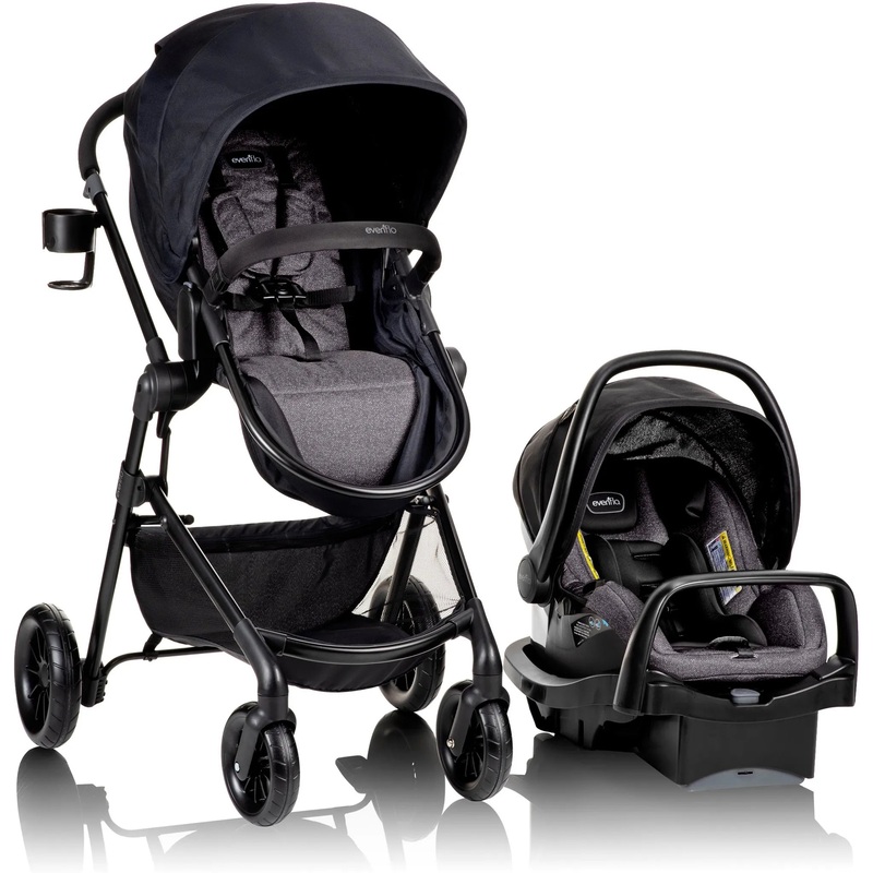Pivot Modular Travel System with LiteMax Infant Car Seat – Casual Gray