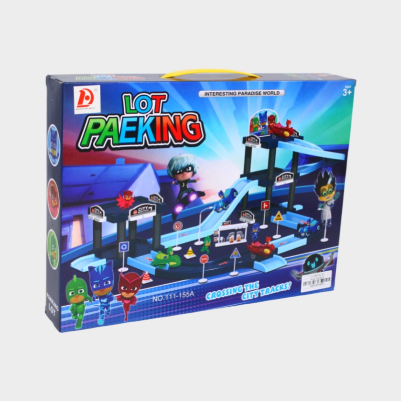 PJ Masks Parking Lot Superhero City Track Set