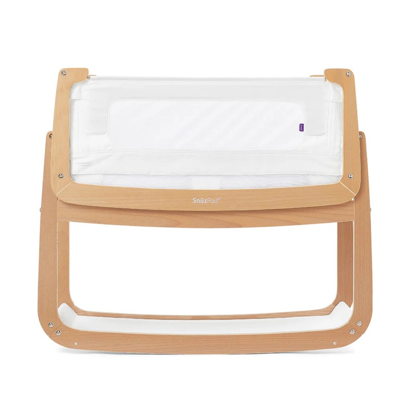SnuzPod4 Bedside Bassinet Natural