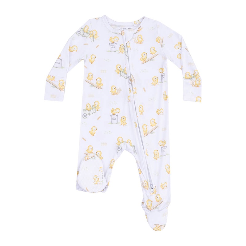 ADR 2 Way Zipper Footie Baby Chicks