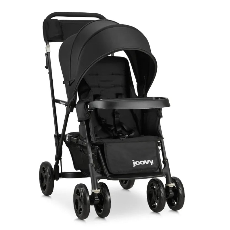 Caboose LX Tandem Stand-on Stroller – Black