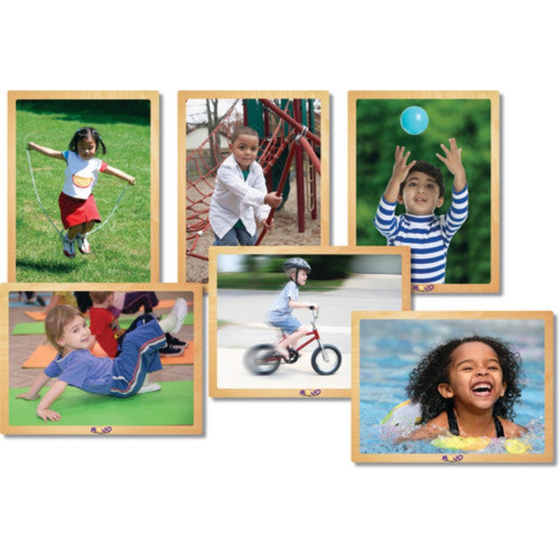 Kids in Motion Wooden 6-Puzzle Set