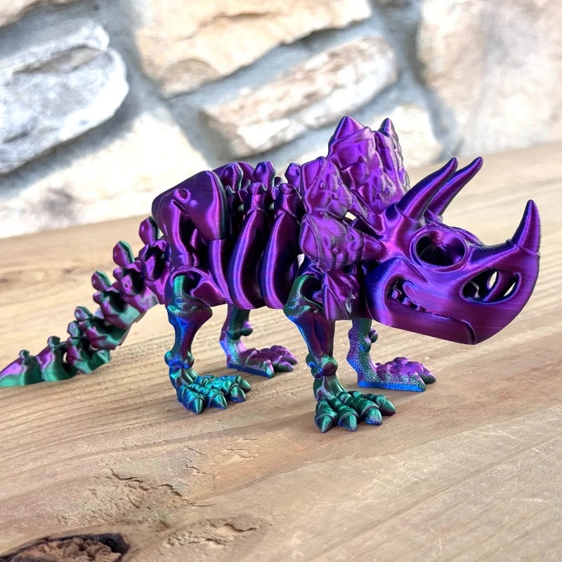 LNZ Custom Design Skeleton Dinosaur – Triceratops