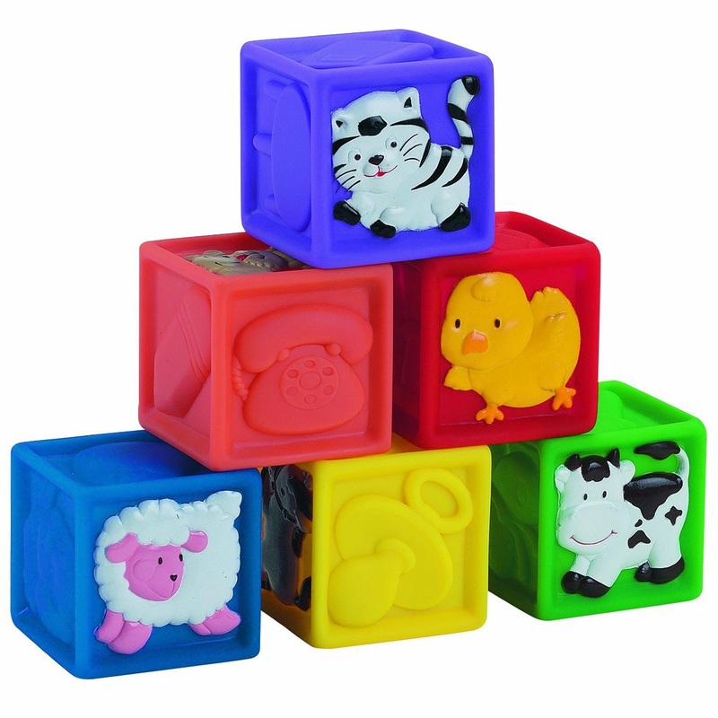 Small World Toys Squeeze-A-Lot Blocks