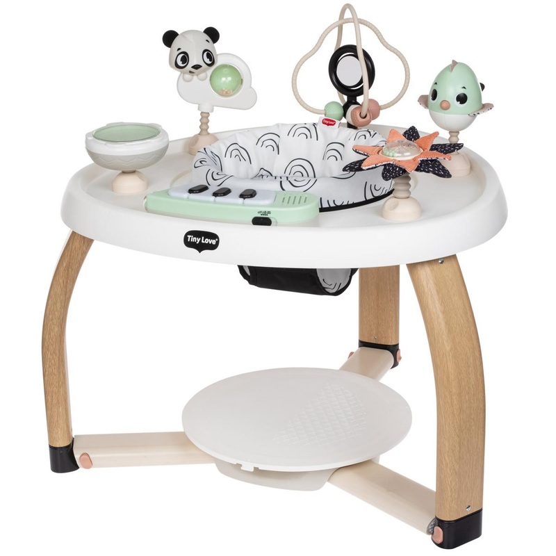 Tiny Love 5-in-1 Stationary Activity Center – Black & White