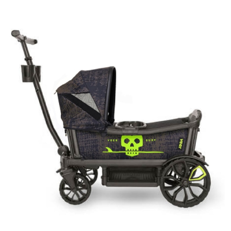 Veer Cruiser (2 Seater) Stroller Wagon + Canopy Bundle – Surf/Surf