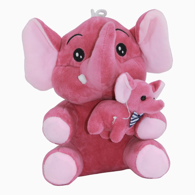 Elephant Plush Toy – Pink