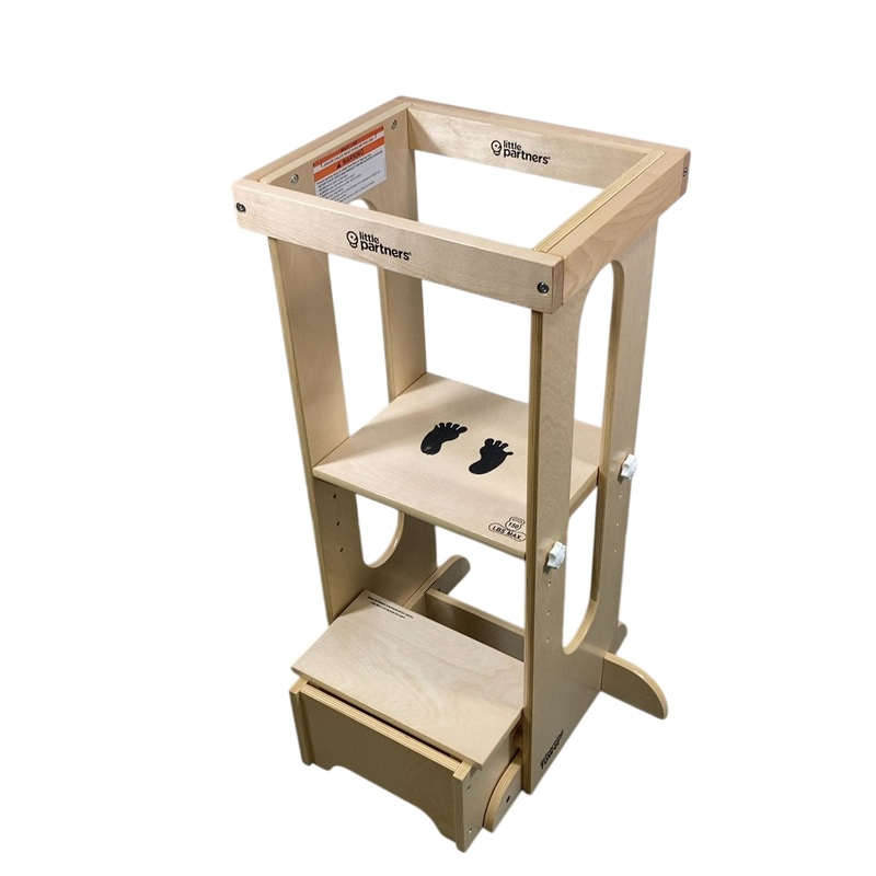 Little Partners Explore ‘N Store Learning Tower, Natural