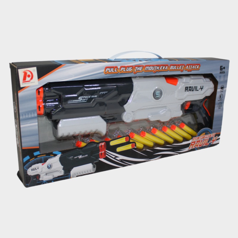 Soft Bullet Blaster Toy Gun  Safe & Exciting Action Play for Kids