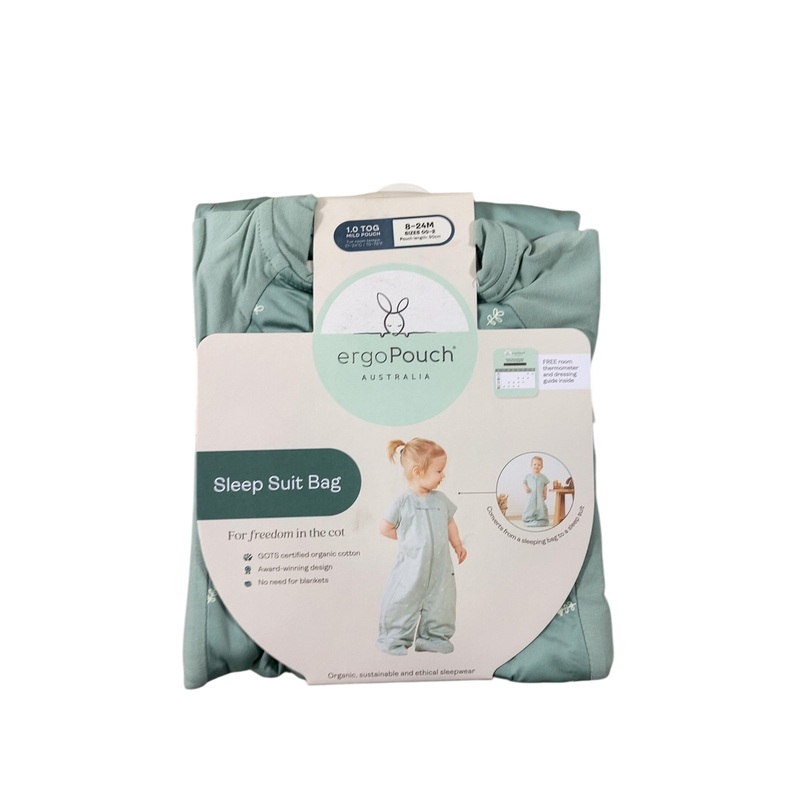 ErgoPouch Sleep Suit Bag 1.0 TOG, Sage, 8-24M, TOG 1.0