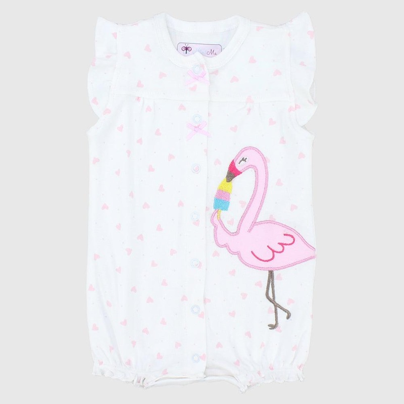 Ice Cream Swan Sleeveless Romper