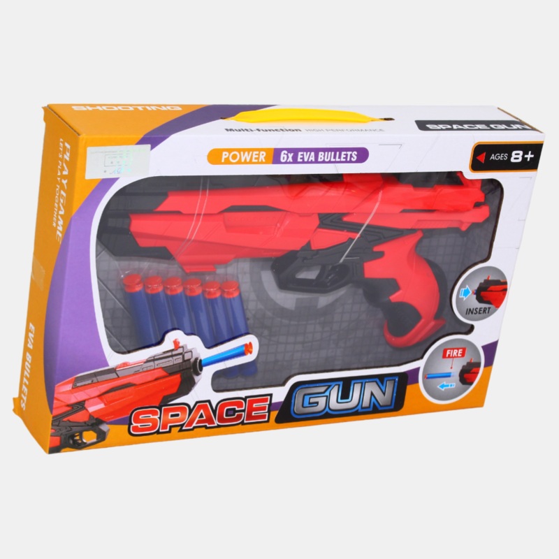 Plastic Eva Shell Launching Space Gun (Red)