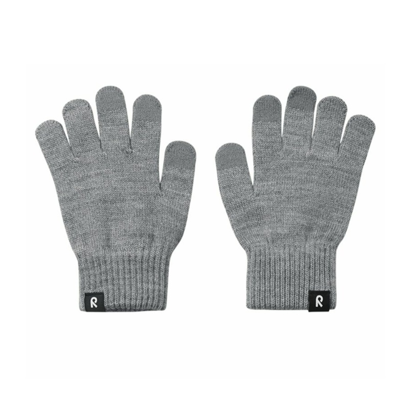 Rimo Knitted Gloves – Melange Grey