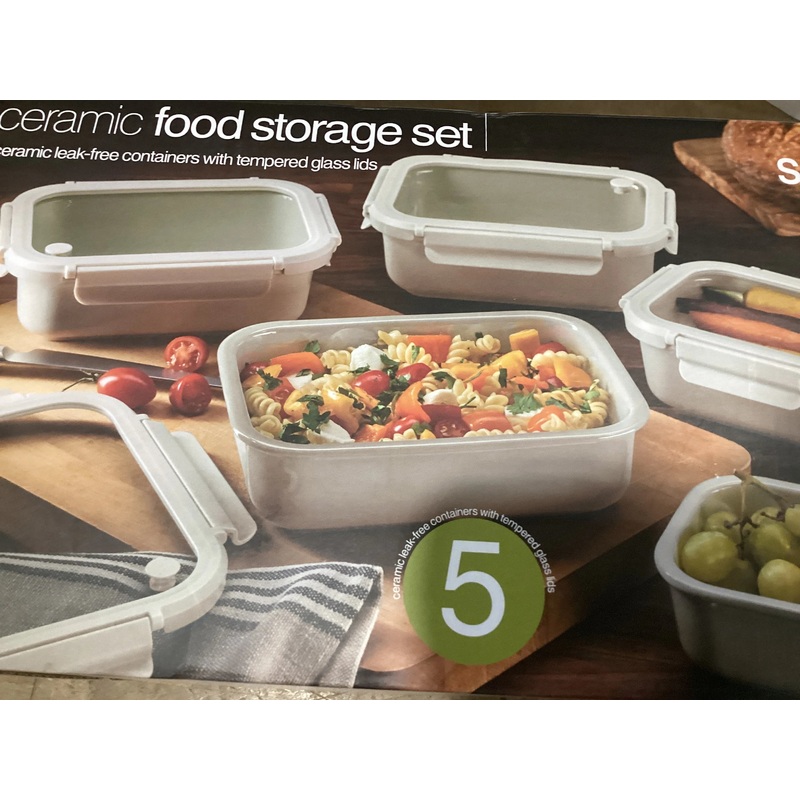 Safdie 10-Piece Ceramic Food Storage Set