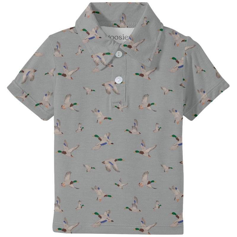 Short Sleeve Polo Shirt – Mallard Ducks