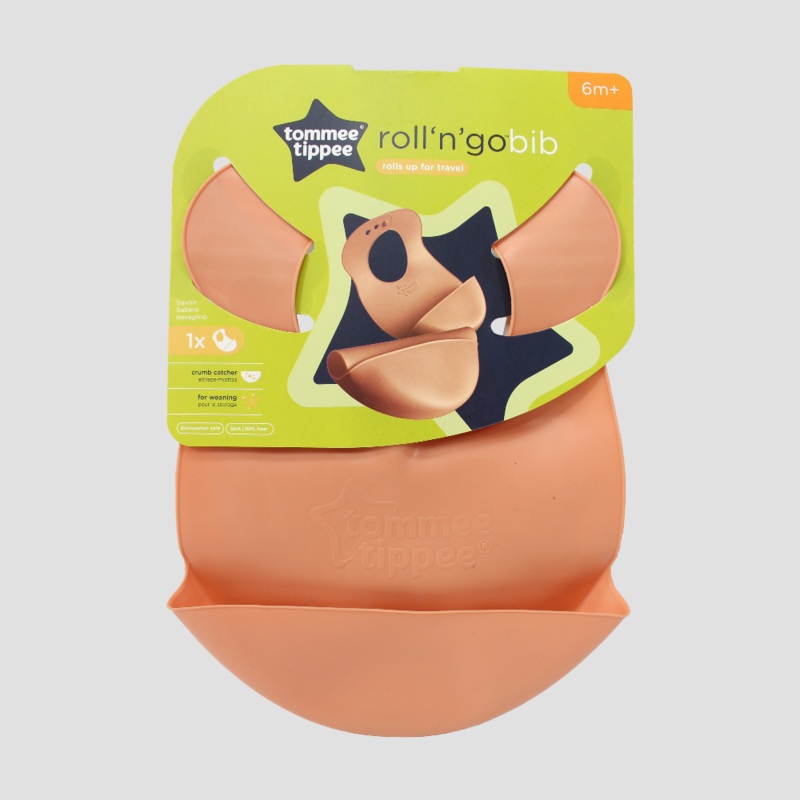 Tommee Tippee Explora Roll & Go Bib  Easy & Travel-Friendly