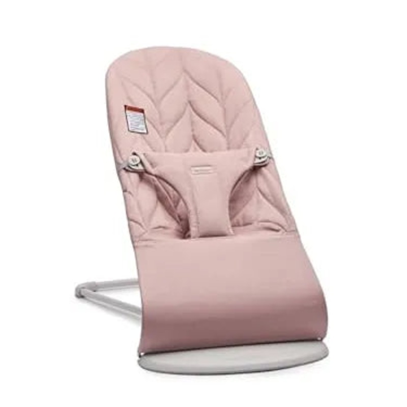BabyBjorn Bouncer Bliss, Woven, Petal quilt, Dusty pink