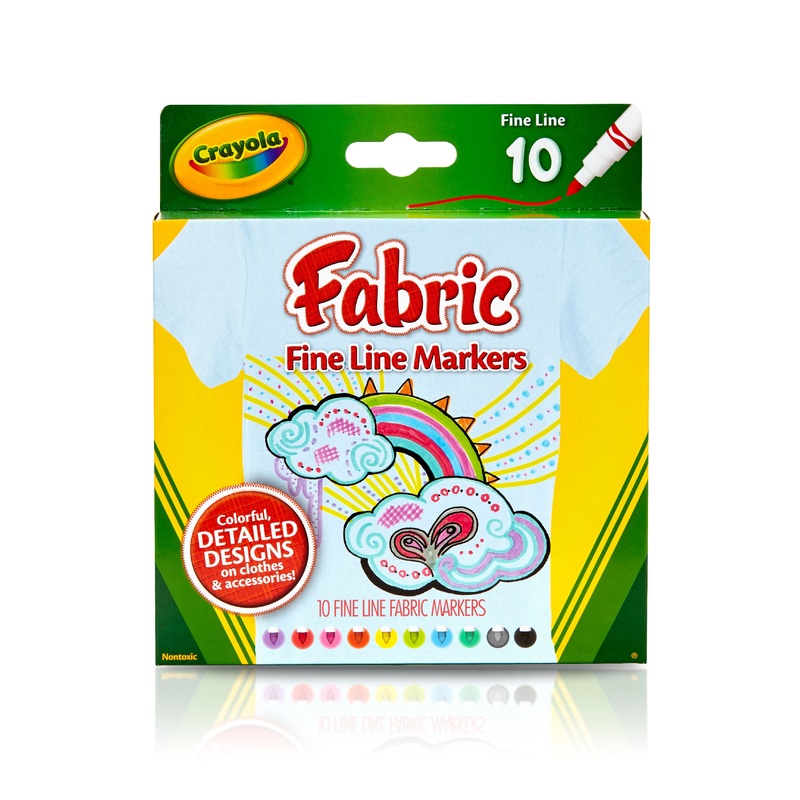 Crayola Fabric Markers (Fine Line)