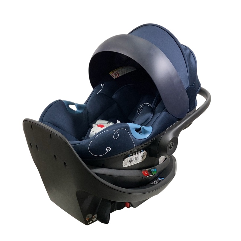 Cybex Aton G Swivel Infant Car Seat And Base, Ocean Blue, 2024