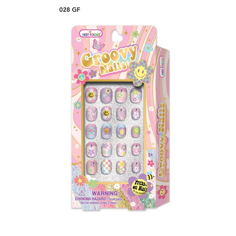 Hot Focus Groovy Nails – Groovy Flower