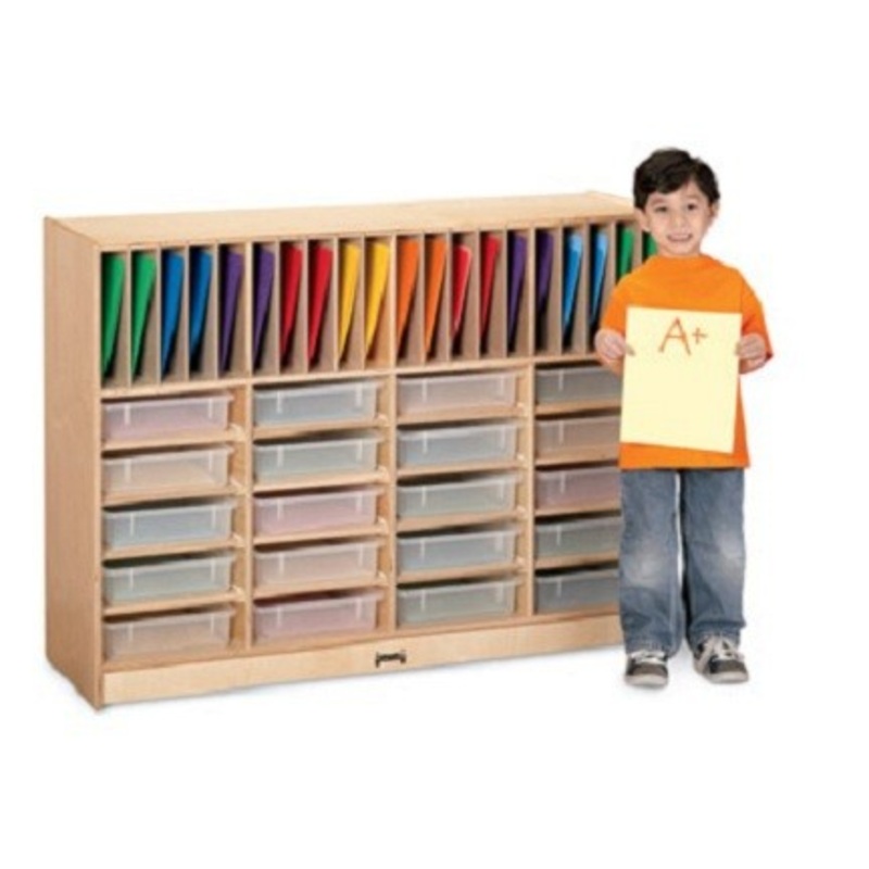 Jonti-Craft Homework Station – with Clear Paper-Trays