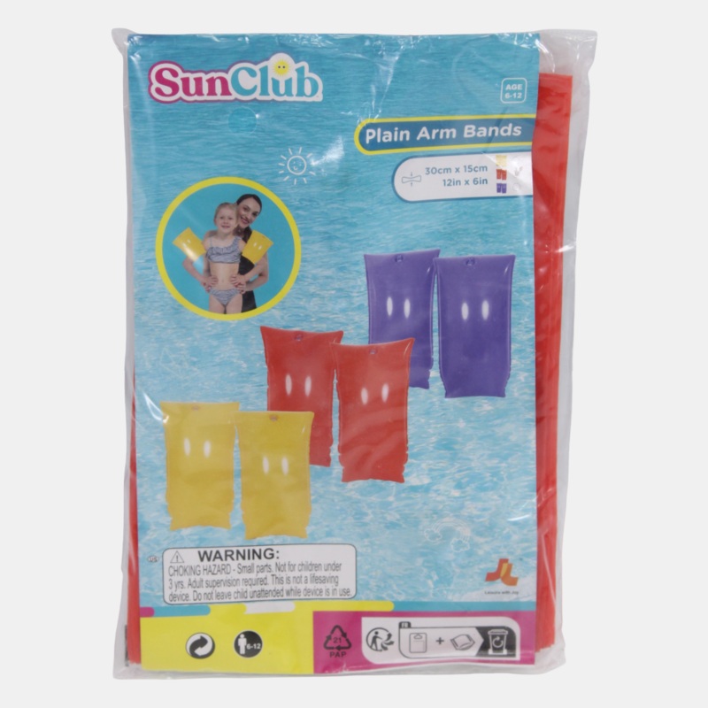 Plain Arm Bands  Red