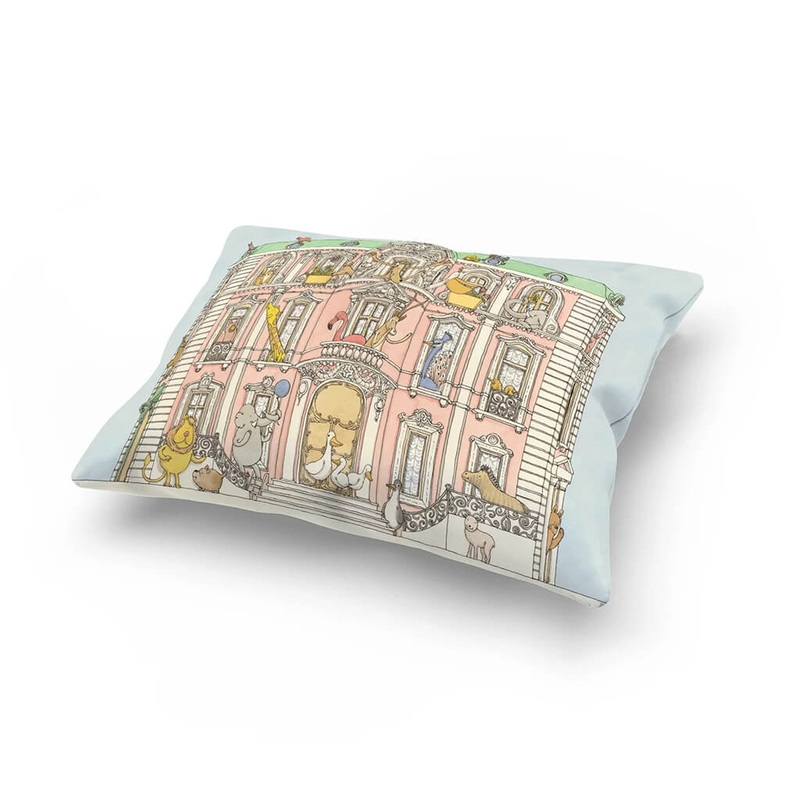 Satin Cushion Monceau Mansion