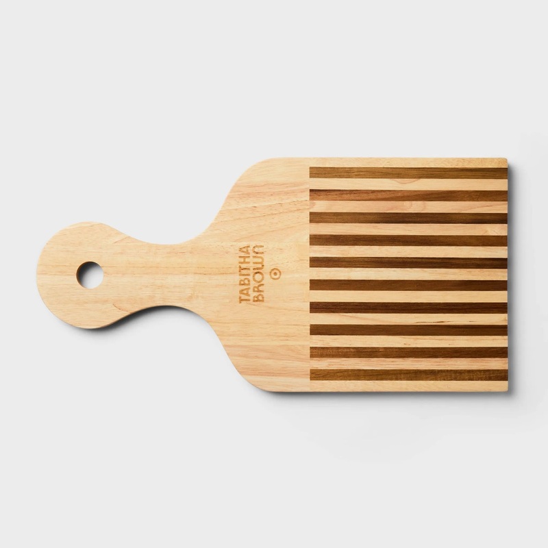 Shaped Wood Cutting Board with Handle