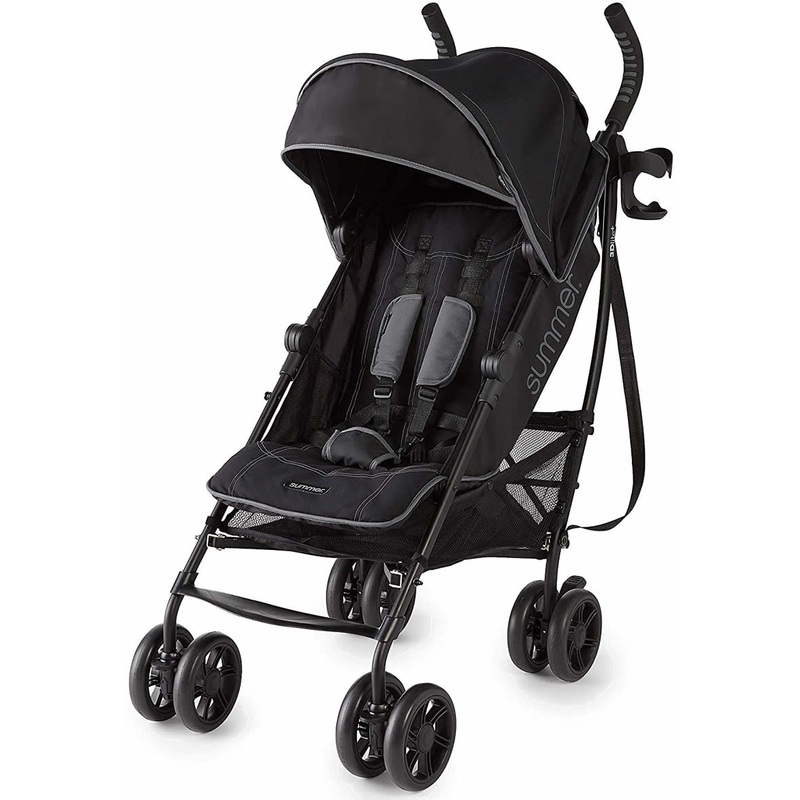 Summer Infant 3D Lite Plus Umbrella Stroller – Matte Black