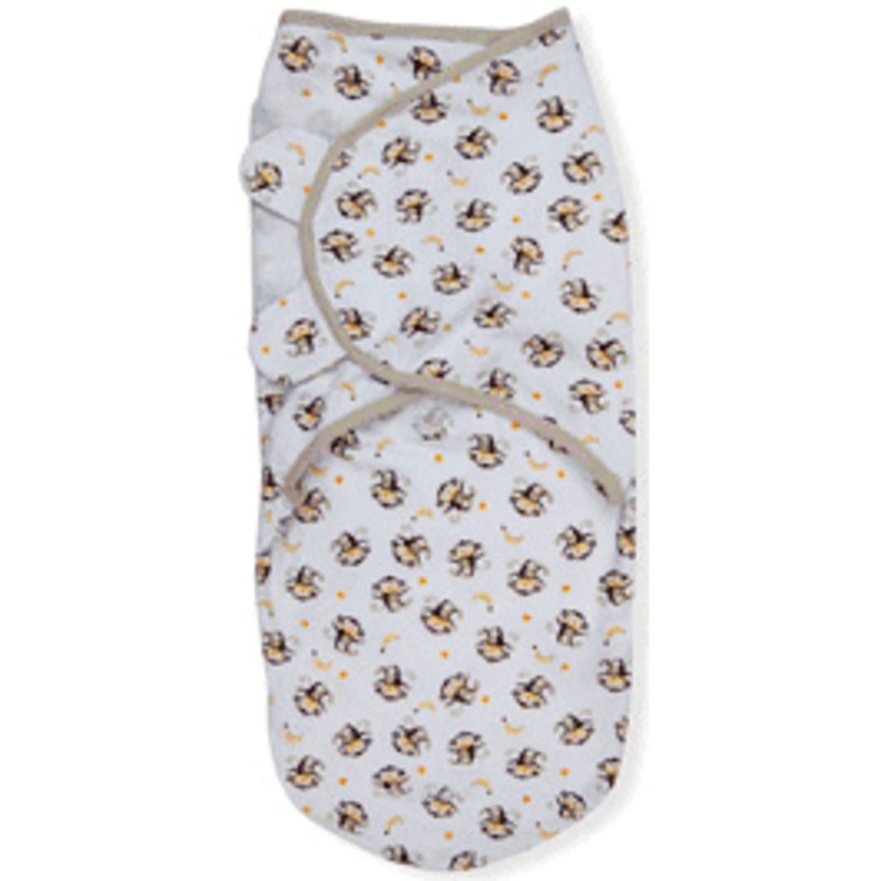 Summer Infant SwaddleMe Cotton, Large – Monkey Business