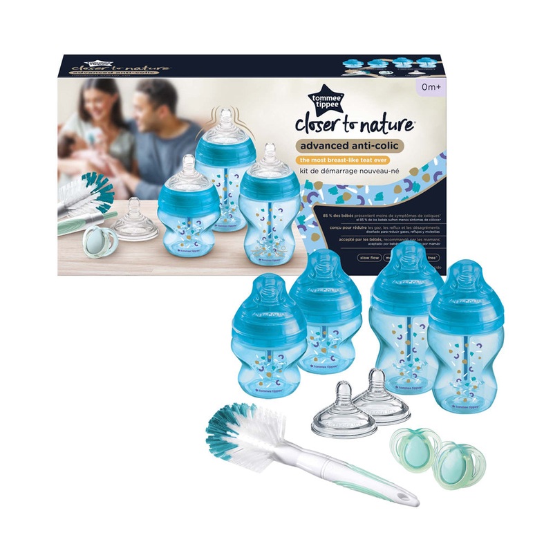 Tommee Tippee Advanced Anti-Colic Newborn Starter Set – Blue