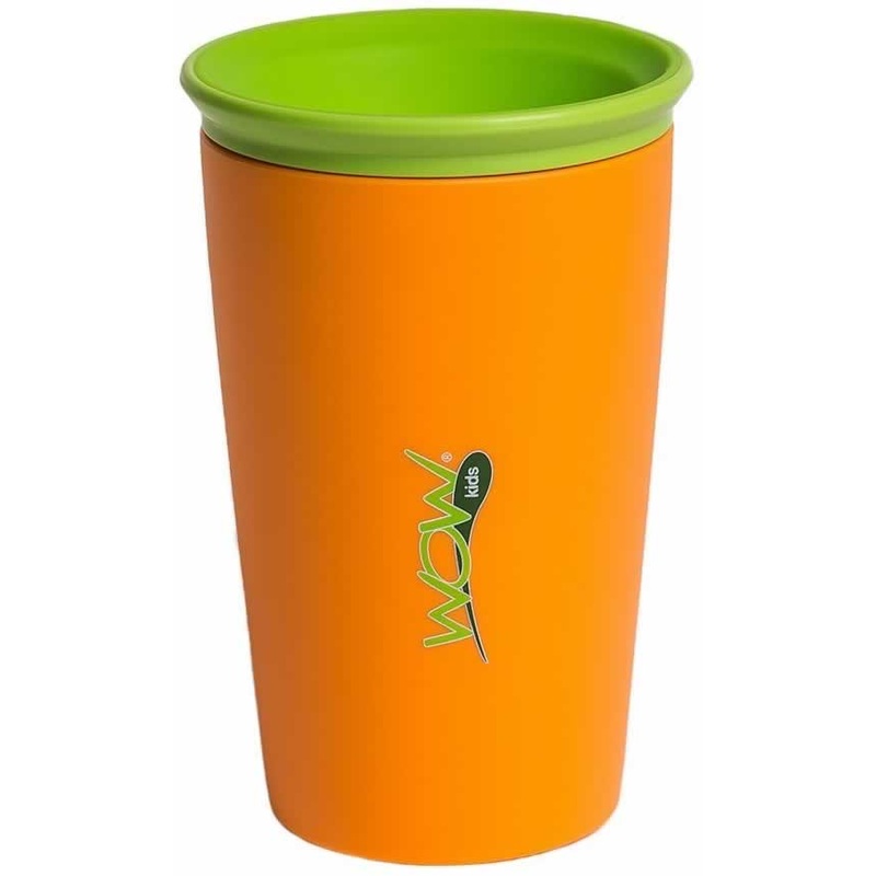 Wow Kids 9 oz Spill-Free Cup – Orange