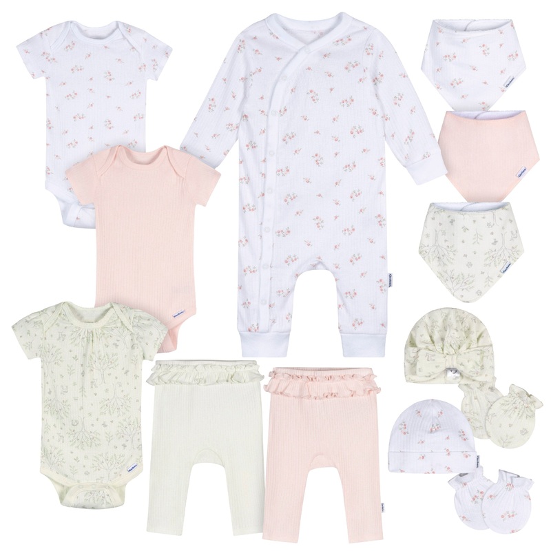13-Piece Baby Girls Deer Bundle Set
