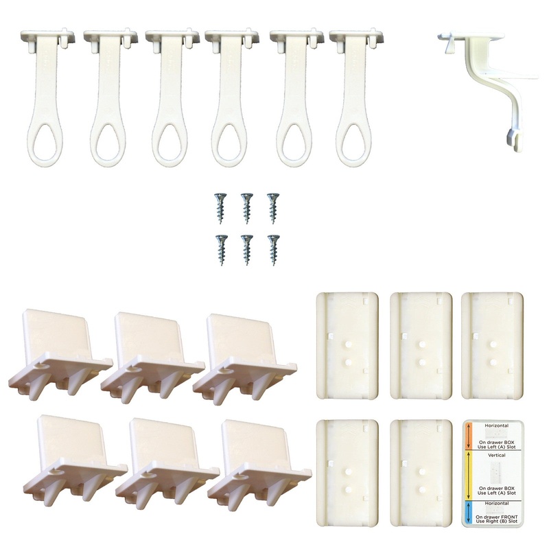 Adhesive Lower Drawer Latch – 6 Pack
