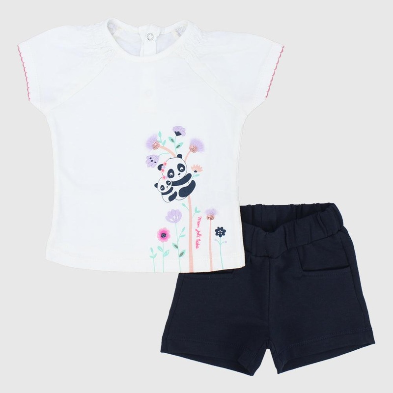 Cute Pandas 2-Piece Outfit Set
