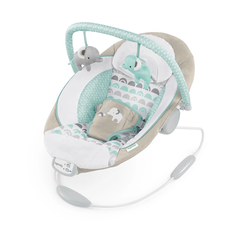 Ingenuity Soothing Baby Bouncer with Vibrating Infant Seat & Music – Whitaker (Unisex)