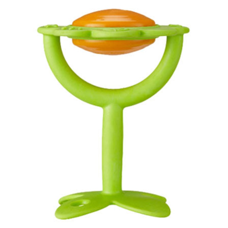Innobaby Teethin’ Smart EZ Grip Teether Rattle, Flower – Green