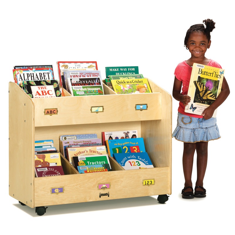Jonti-Craft Mobile 6-Section Book Organizer