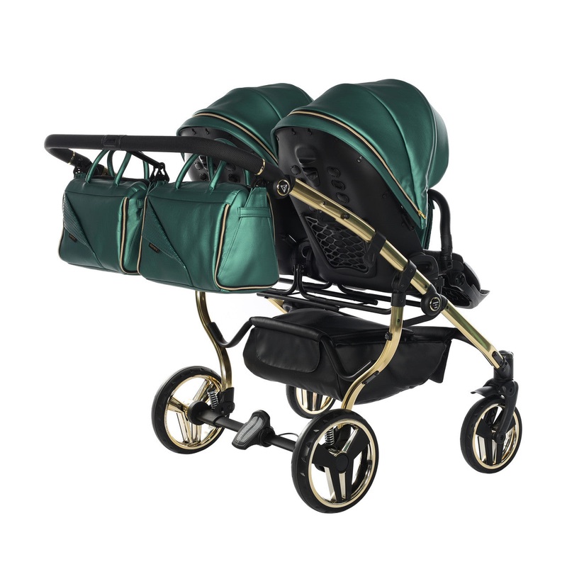 JUNAMA FLUO LINE DUO GREEN – 2IN1 (2 X CARRYCOTS & 2 X SEAT UNITS)