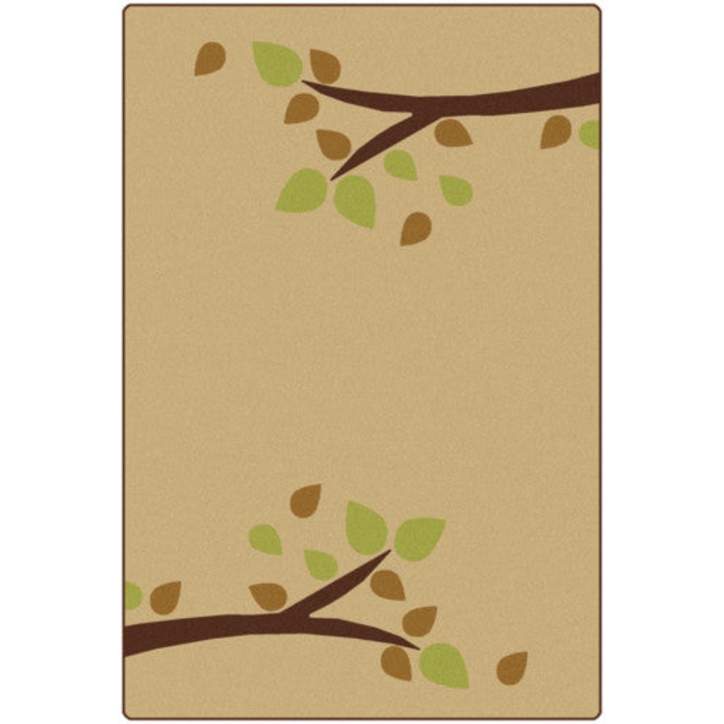 KIDSoft Branching Out Carpet, 8′ x 12′, Tan